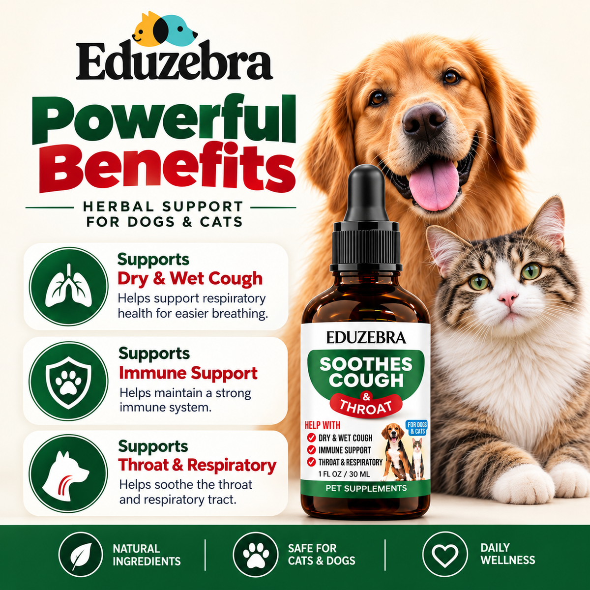 Kennel Cough Drops for Dogs & Cats