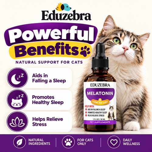 Calming Melatonin Drops for Cats