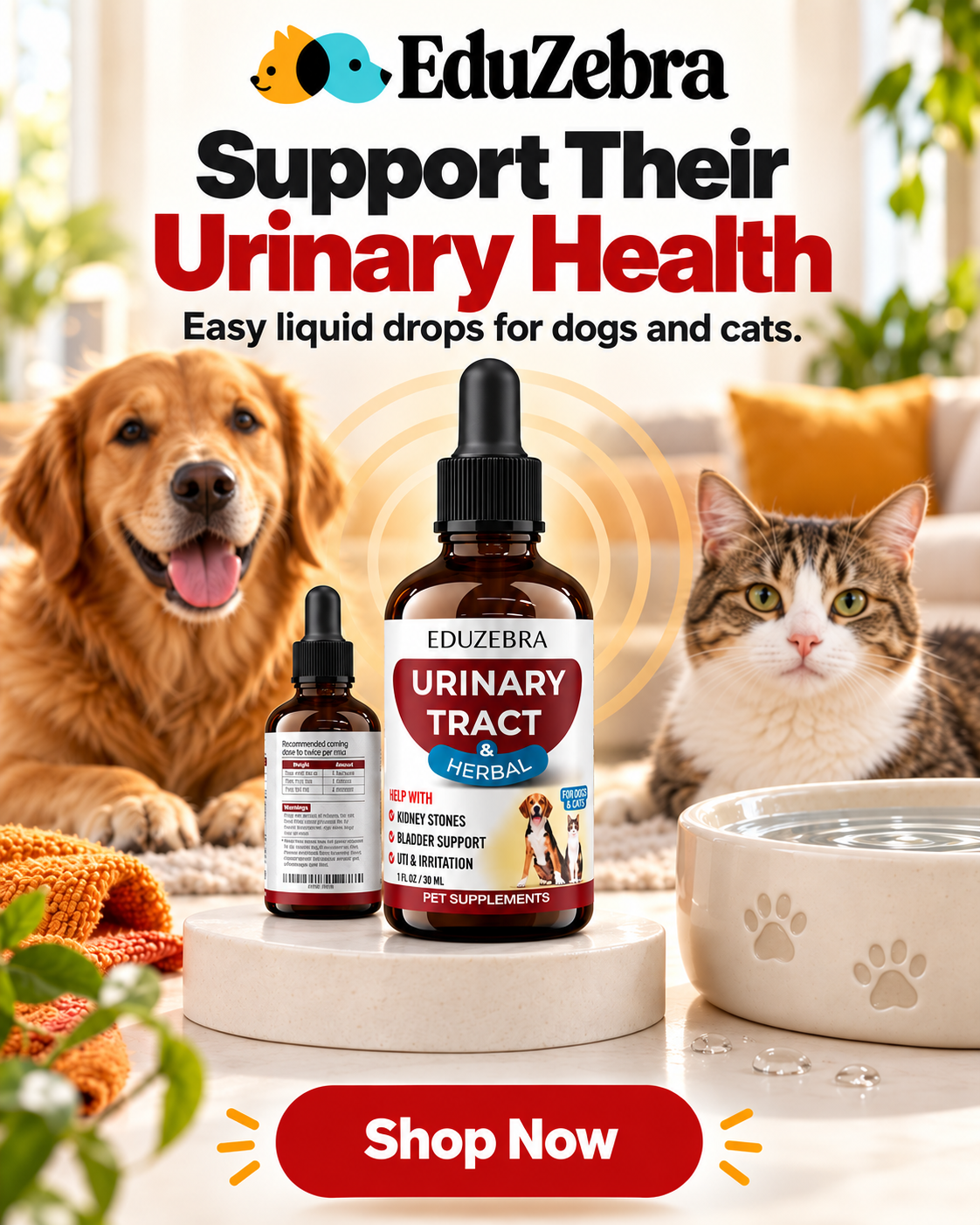 Urinary Tract Support for Dogs & Cats