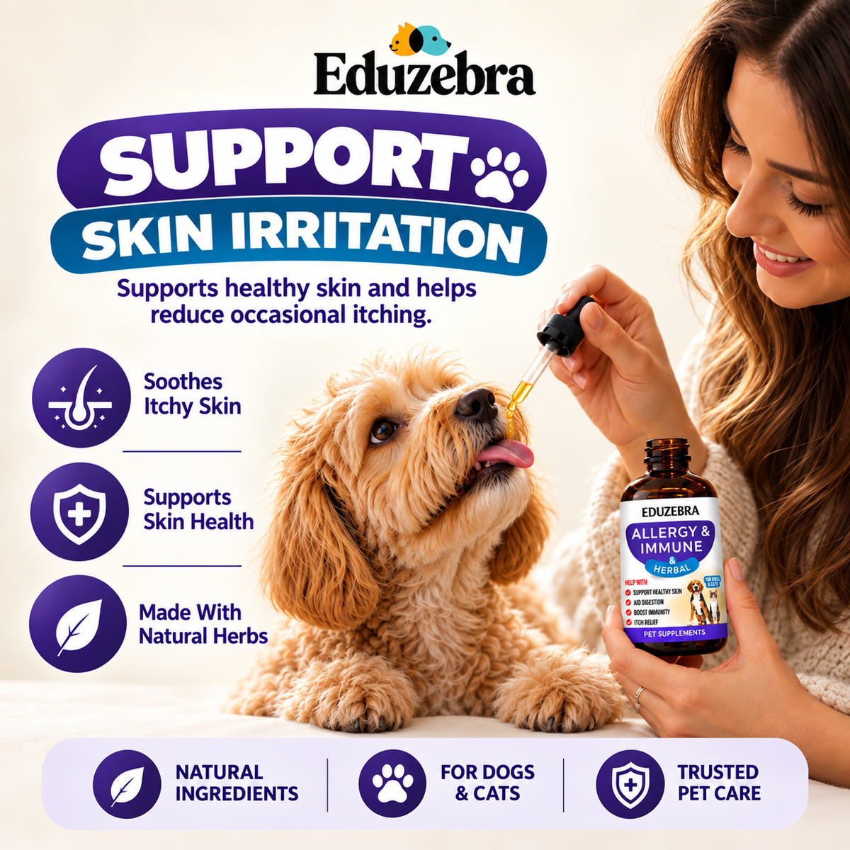 Allergy Relief Drops for Dogs & Cats