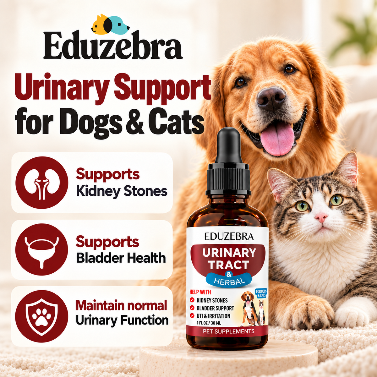 Urinary Tract Support for Dogs & Cats