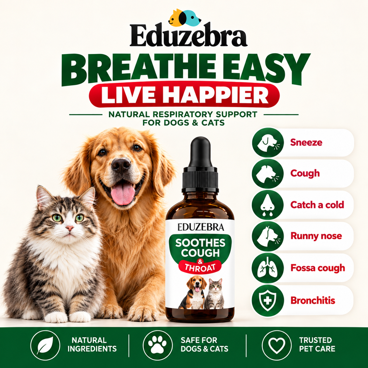 Kennel Cough Drops for Dogs & Cats